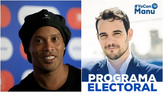 Ronaldinho y su apoyo a Manu Reyes Ronaldinho y su apoyo a Manu Reyes