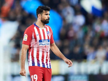 Diego Costa, durante un partido con el Atlético de Madrid Diego Costa, durante un partido con el Atlético de Madrid