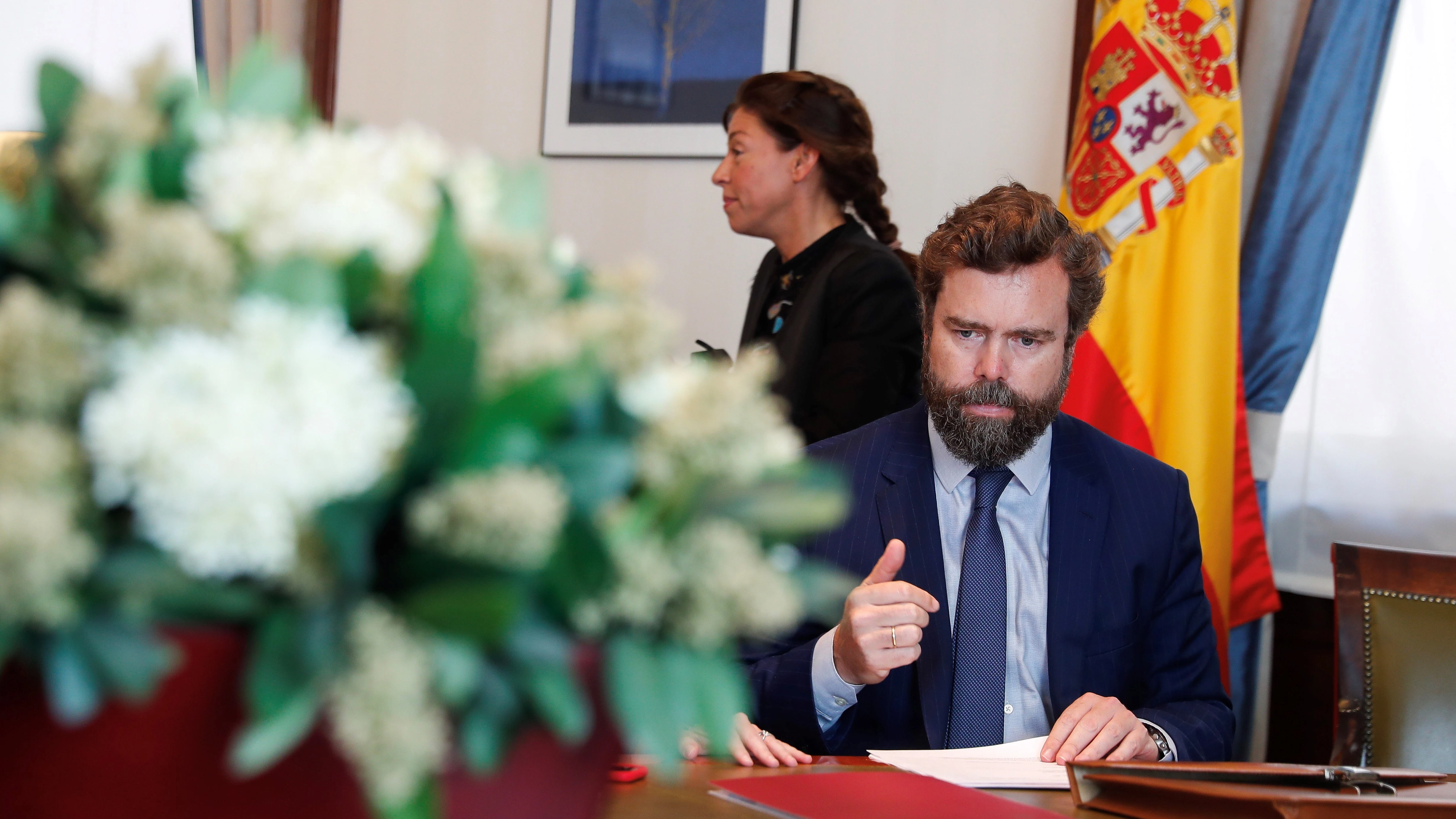 Iván Espinosa de los Monteros presenta sus credenciales de diputado en el Congreso