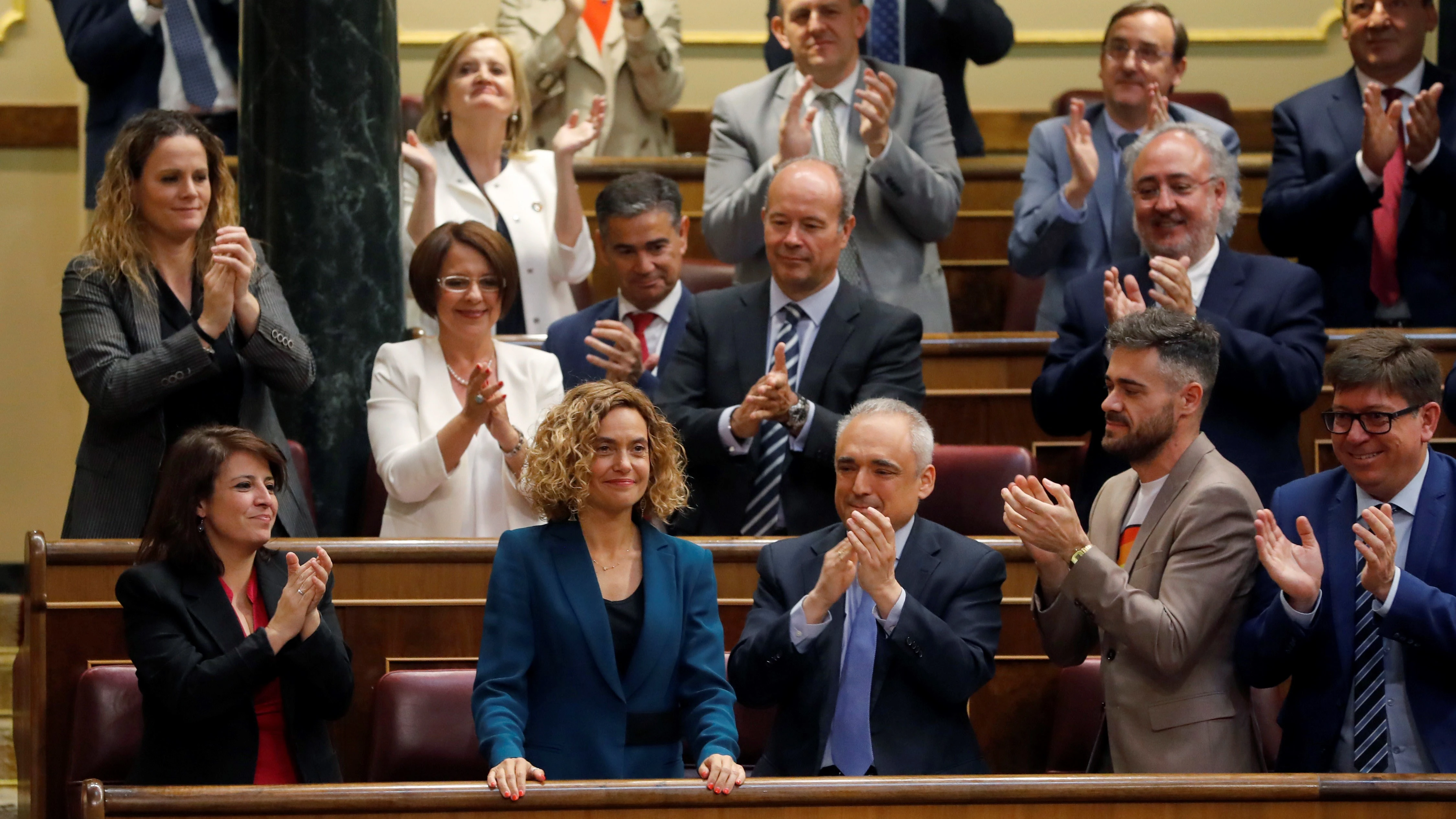 Meritxell Batet, tras ser elegida presidenta del Congreso