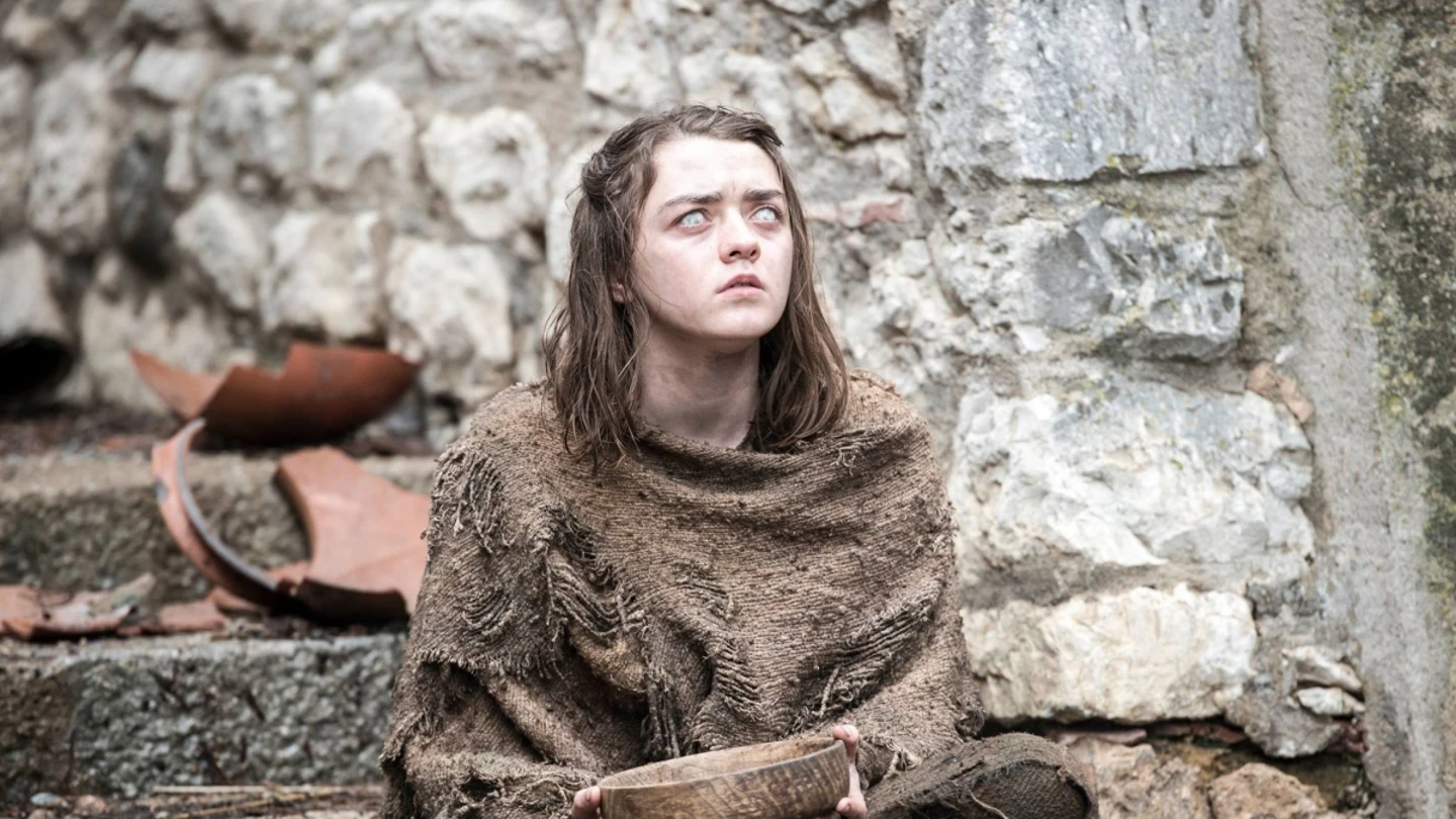 Arya Stark en 'Juego de Tronos'. Arya Stark en 'Juego de Tronos'.