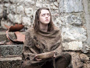 Arya Stark en 'Juego de Tronos'. Arya Stark en 'Juego de Tronos'.