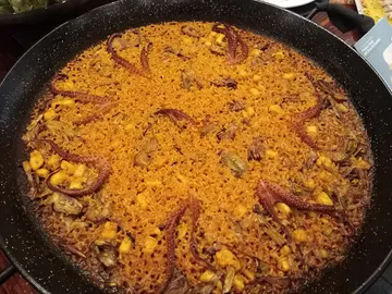 Arroz con sepia y pulpo Arroz con sepia y pulpo