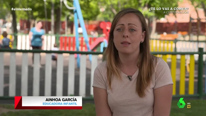 Ainhoa García, educadora infantil, denuncia la precariedad laboral: "Además de educar, tengo que responder a las necesidades de 14 niños a la vez"