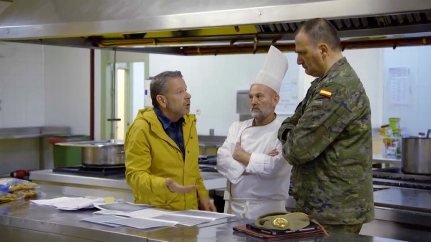 Chicote destapa el error del men&uacute; en el Ej&eacute;rcito: "El equilibrio nutricional est&aacute; m&aacute;s bien olvidado"