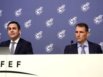 Velasco Carballo y Clos Gómez, ante los medios Velasco Carballo y Clos Gómez, ante los medios