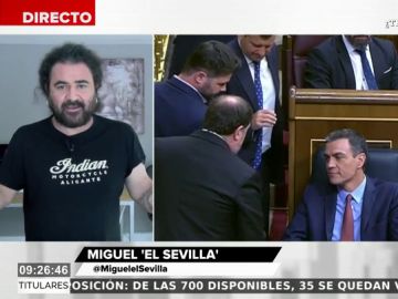 El llamamiento de El Sevilla sobre la conversación entre Pedro Sánchez y Junqueras: "Tienen que hablar porque así se entiende la gente" El llamamiento de El Sevilla sobre la conversación entre Pedro Sánchez y Junqueras: "Tienen que hablar porque así se entiende la gente"