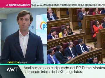 Pablo Montesinos, sobre el inicio de la Legislatura: "No entendemos cómo en la sede de la soberanía nacional se permite que nos insulten" Pablo Montesinos, sobre el inicio de la Legislatura: "No entendemos cómo en la sede de la soberanía nacional se permite que nos insulten"