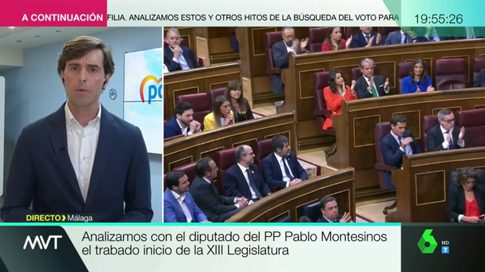 Pablo Montesinos, sobre el inicio de la Legislatura: "No entendemos cómo en la sede de la soberanía nacional se permite que nos insulten" 