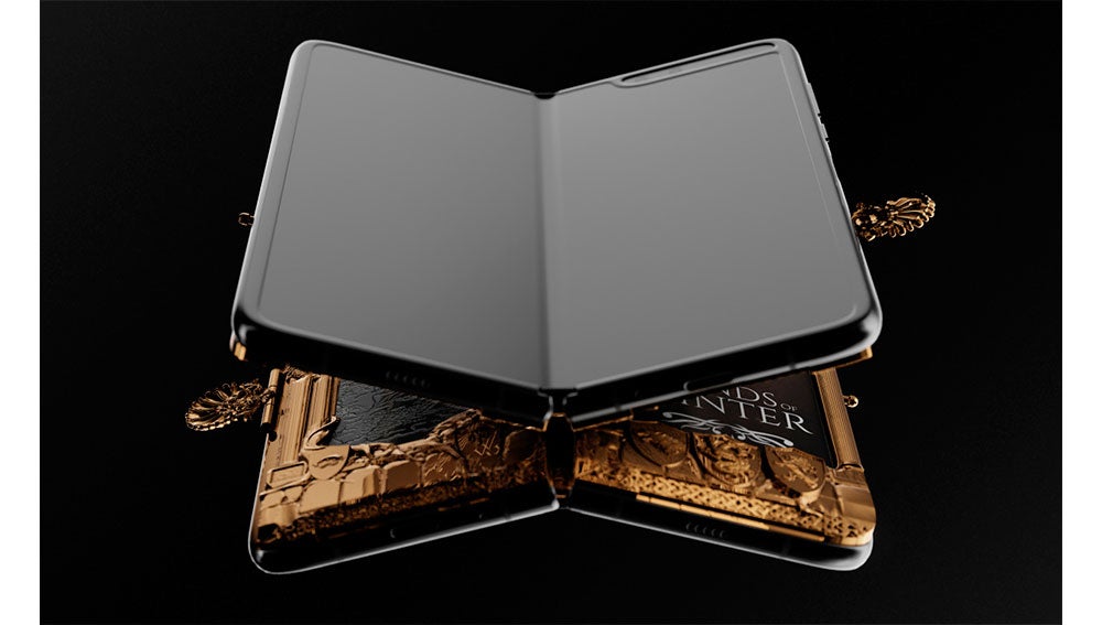 Samsung Galaxy Fold de Juego de Tronos abierto