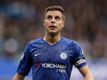 César Azpilicueta en un partido César Azpilicueta en un partido