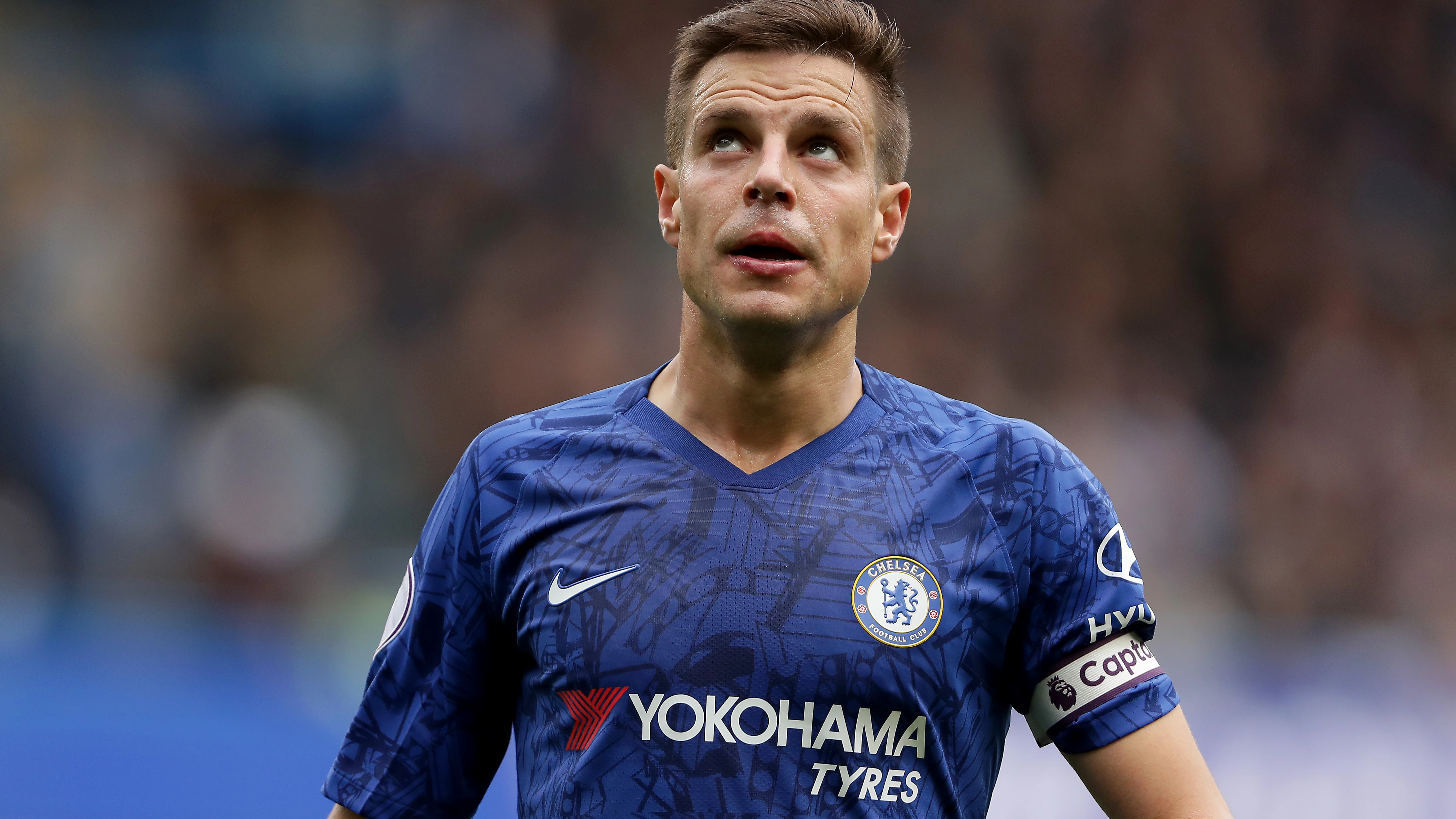 César Azpilicueta en un partido