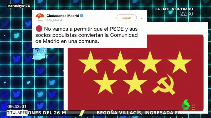 Las redes 'trolean' a Ciudadanos por su campaña contra la "comuna" de PSOE y Podemos 