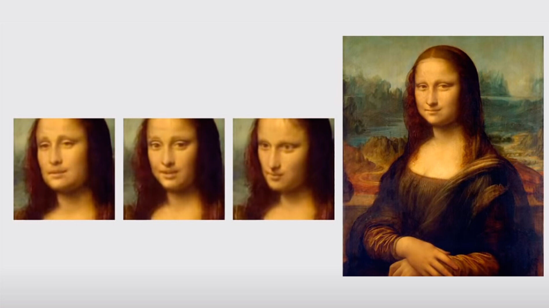 La Mona Lisa generada con la IA Deepfake de Samsung
