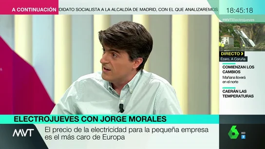 La solución para que nuestro recibo de la luz se abarate, según Jorge Morales: "Hace falta cambiar la ley eléctrica" La solución para que nuestro recibo de la luz se abarate, según Jorge Morales: "Hace falta cambiar la ley eléctrica"