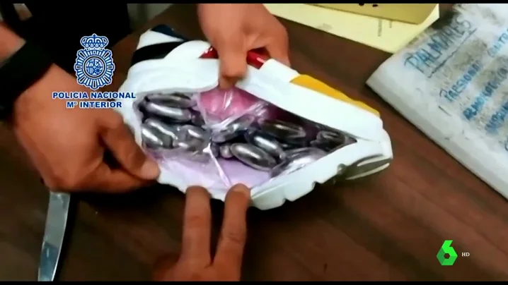 Hallan cinco kilos de hachís ocultos en suelas de zapatillas deportivas