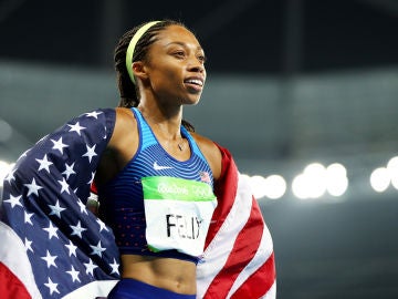 Allyson Felix, durante los Juegos Olímpicos de Río Allyson Felix, durante los Juegos Olímpicos de Río