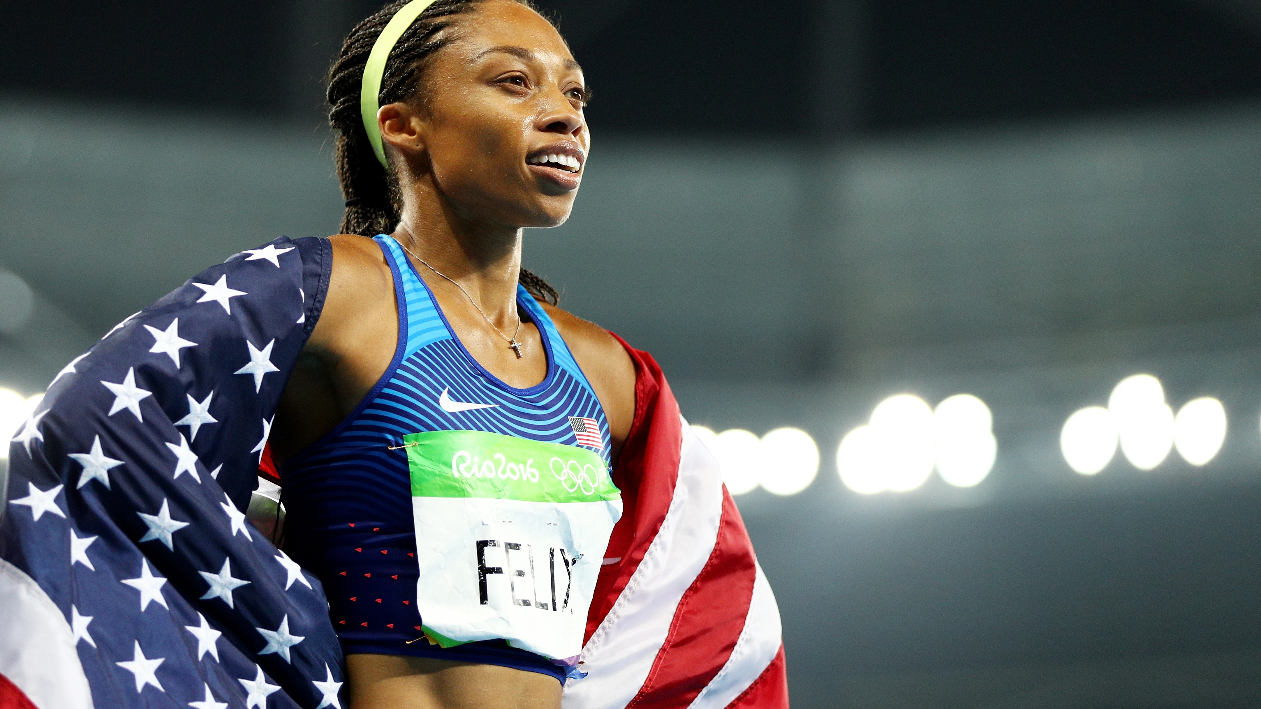 Allyson Felix, durante los Juegos Olímpicos de Río