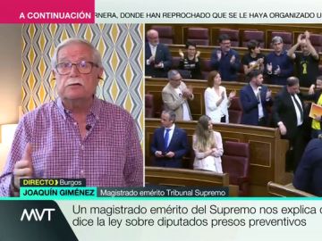 Magistrado emérito del Tribunal Supremo, sobre los políticos encarcelados: "Sí o sí van a ser suspendidos mientras estén en prisión" Magistrado emérito del Tribunal Supremo, sobre los políticos encarcelados: "Sí o sí van a ser suspendidos mientras estén en prisión"