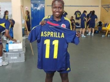 Leidy Asprilla, en una imagen de archivo Leidy Asprilla, en una imagen de archivo