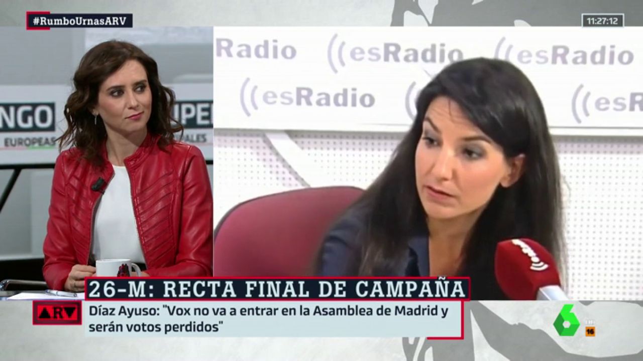 Ayuso carga contra Vox por sus palabras sobre la zoofilia en los colegios: "Es una barbaridad, así no van a entrar en la Asamblea"