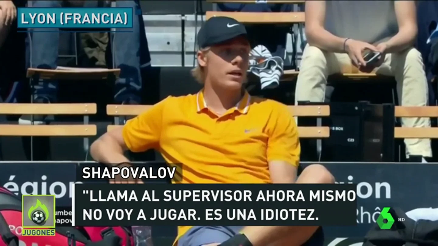 El monumental enfado de Shapovalov con el juez de silla: "Es lo más ridículo que he visto en mi vida" El monumental enfado de Shapovalov con el juez de silla: "Es lo más ridículo que he visto en mi vida"
