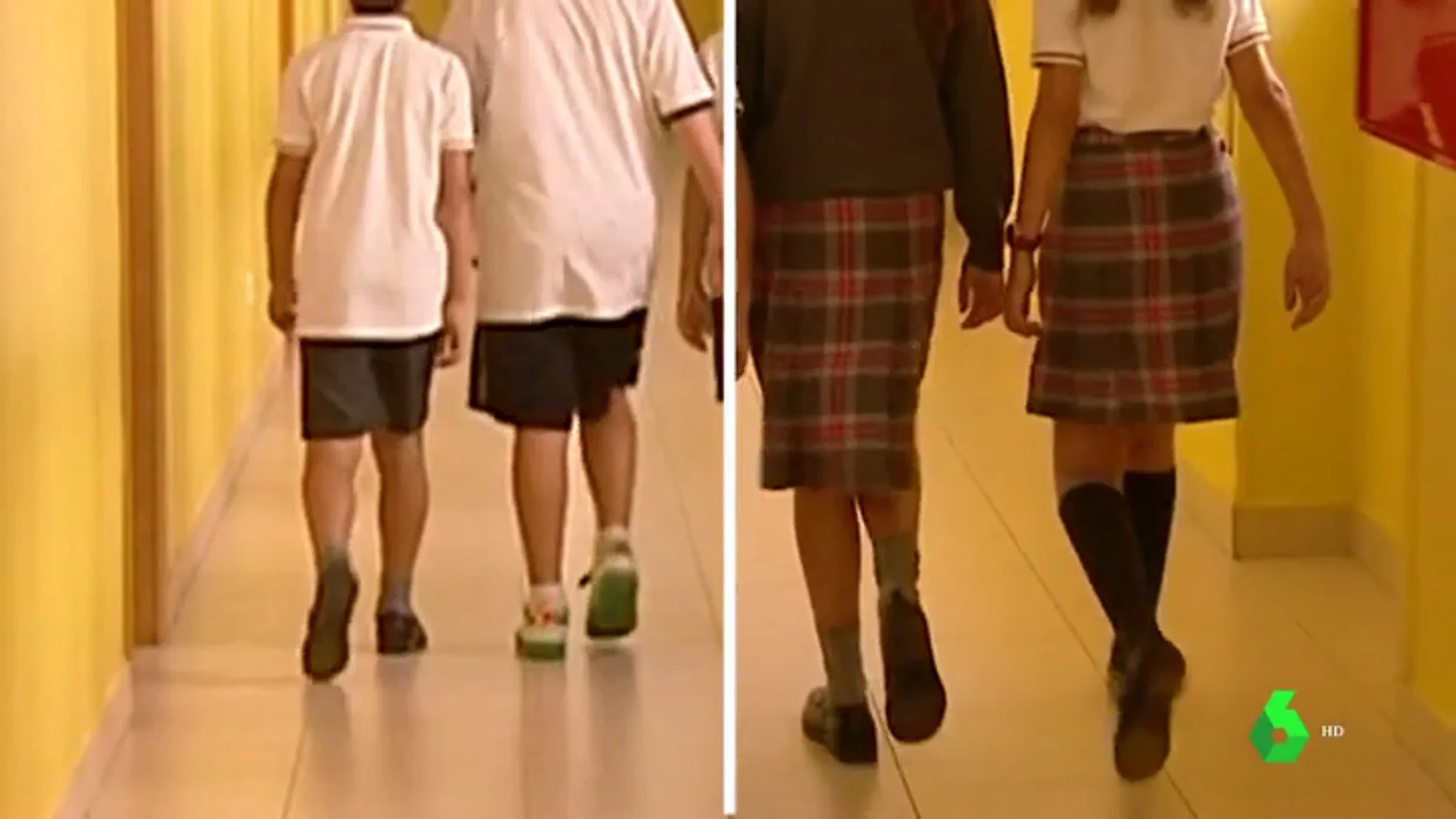 Piden poder elegir falda o pantalón en su del colegio