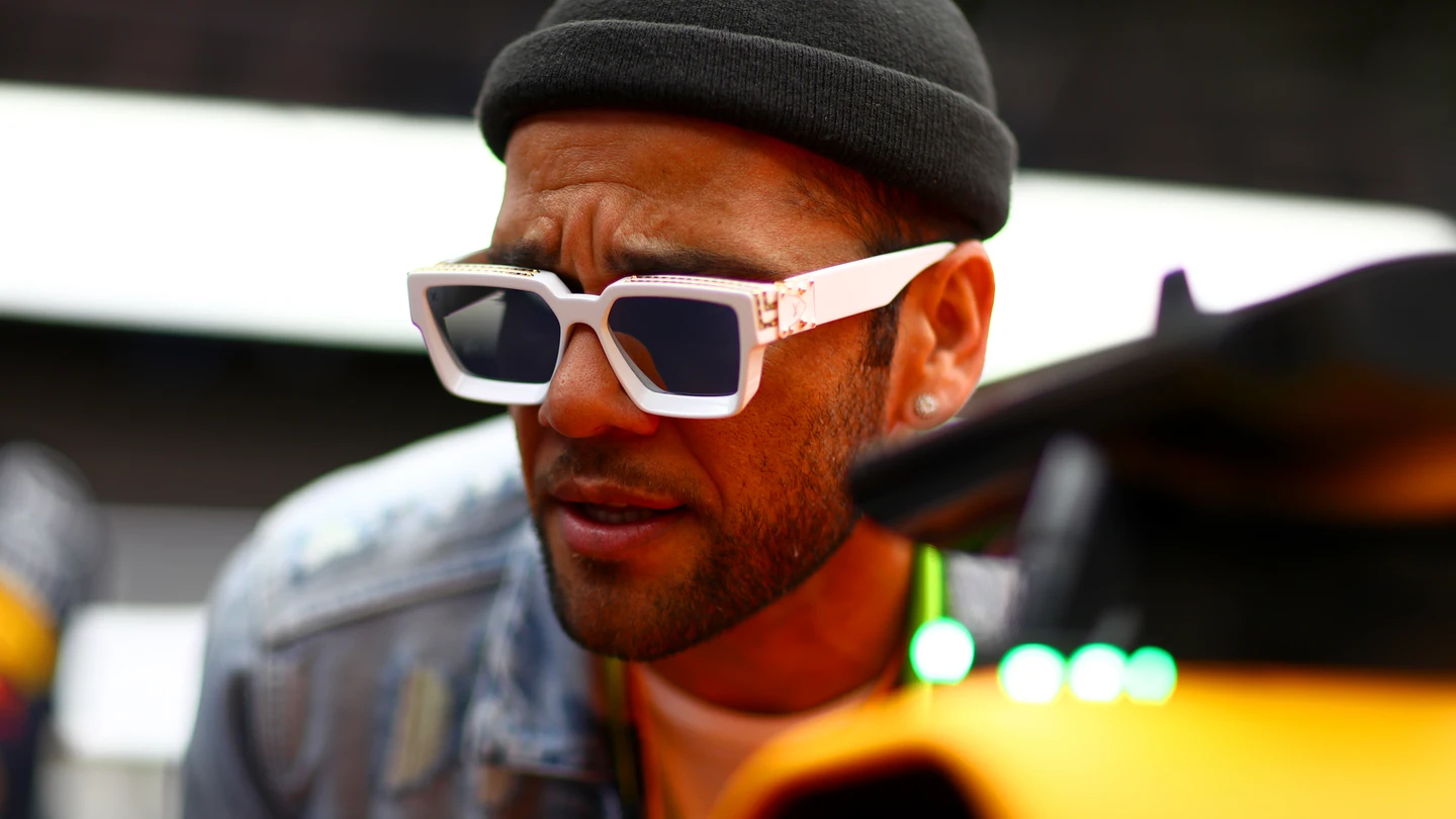 Dani Alves durante su Gran Premio de España Dani Alves durante su Gran Premio de España
