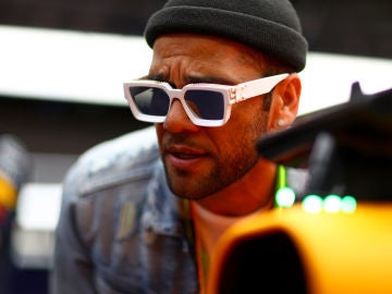 Dani Alves durante su Gran Premio de España Dani Alves durante su Gran Premio de España