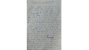 Carta de agradecimiento a la Policía de un menor con Asperger