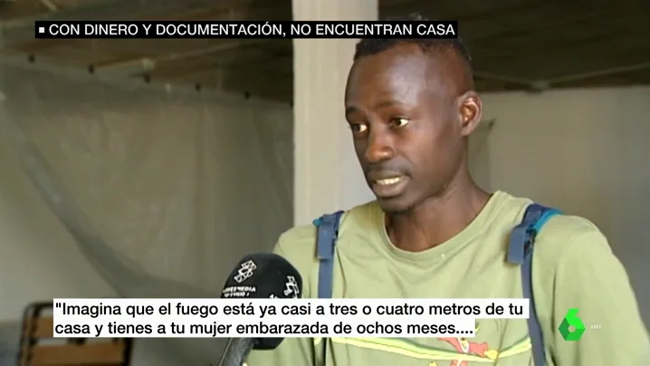 Migrante que trabaja en Lepe