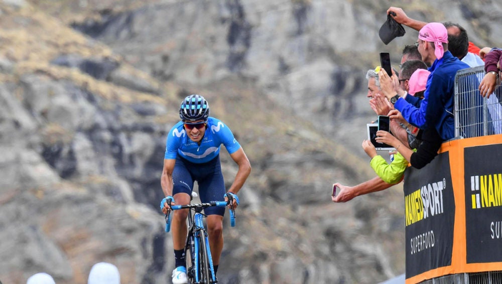 Mikel Landa, en el Giro