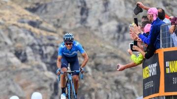 Mikel Landa, en el Giro