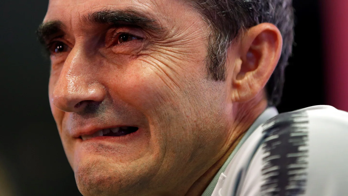 Ernesto Valverde en rueda de prensa Ernesto Valverde en rueda de prensa