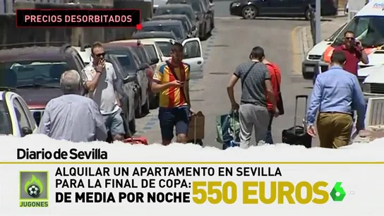 Los alquileres en Sevilla se disparan por la final de la Copa: ¡550 euros de media por noche! Los alquileres en Sevilla se disparan por la final de la Copa: ¡550 euros de media por noche!