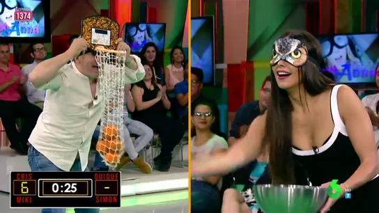 Miki Nadal y Cristina Pedroche en Zapeando Miki Nadal y Cristina Pedroche en Zapeando