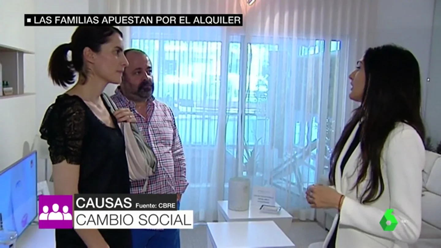 Una mujer y un hombre en una vivienda Una mujer y un hombre en una vivienda