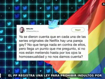 Ana Millán, a una tuitera que critica la presencia de "parejas gays en las series": "Eso está normalizado para alguien que tenga dos dedos de frente" Ana Millán, a una tuitera que critica la presencia de "parejas gays en las series": "Eso está normalizado para alguien que tenga dos dedos de frente"