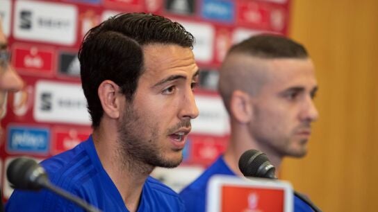 Dani Parejo en rueda de prensa