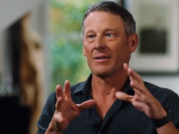 El exciclista Lance Armstrong, en la entrevista en la cadena NBCSN El exciclista Lance Armstrong, en la entrevista en la cadena NBCSN