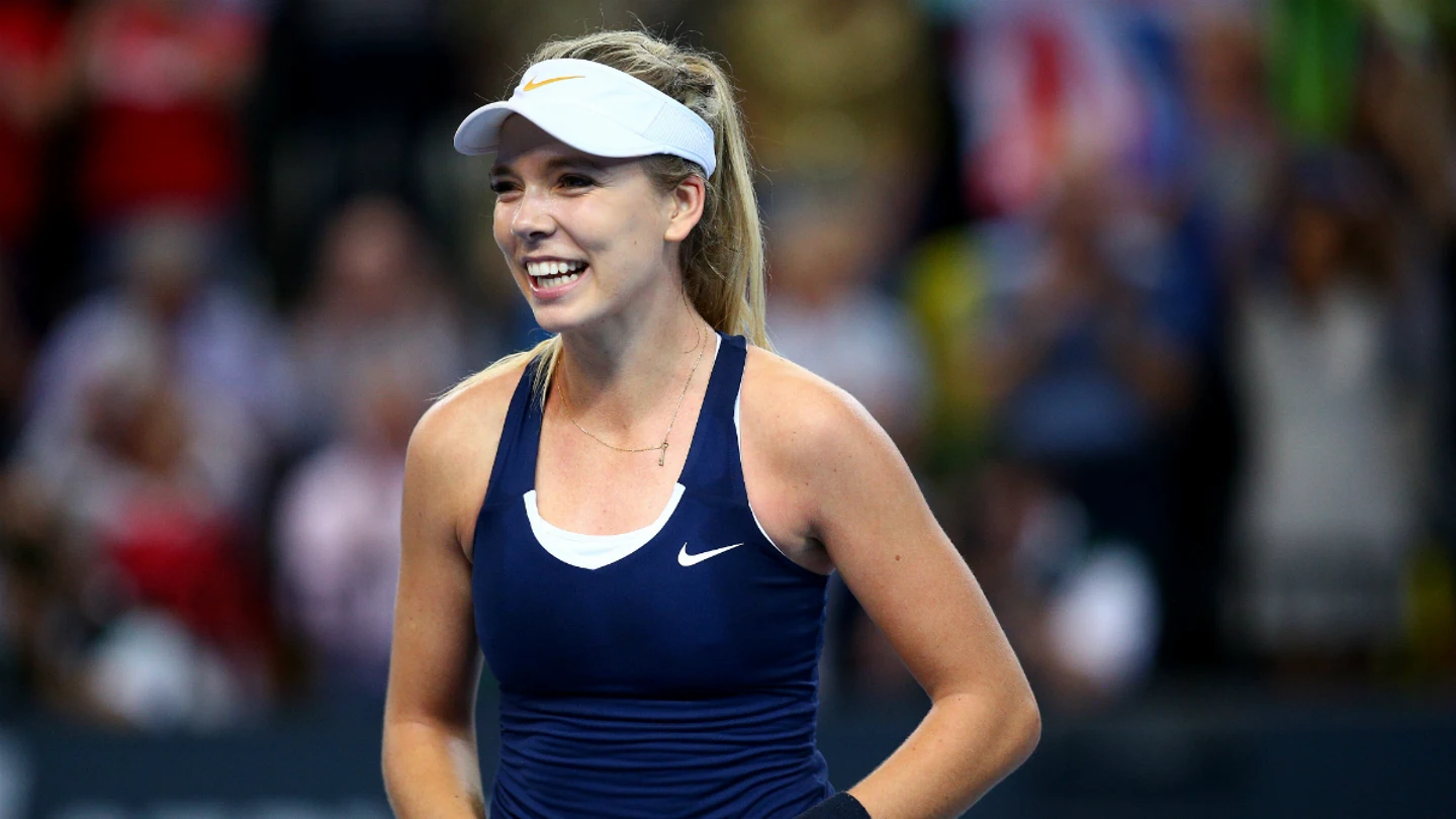 Katie Boulter, en un partido Katie Boulter, en un partido