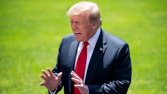 El presidente de Estados Unidos, Donald Trump, ofrece una rueda de prensa este viernes en Washington (Estados Unidos) El presidente de Estados Unidos, Donald Trump, ofrece una rueda de prensa este viernes en Washington (Estados Unidos).