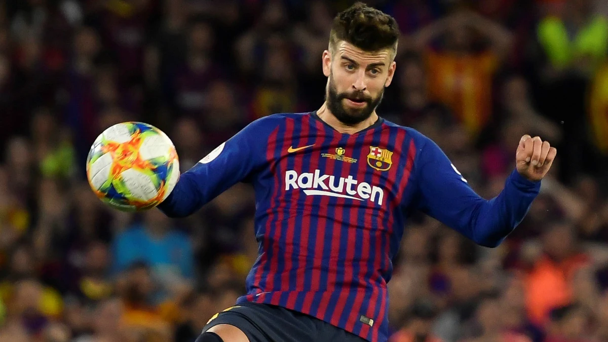 Gerard Piqué, en un partido