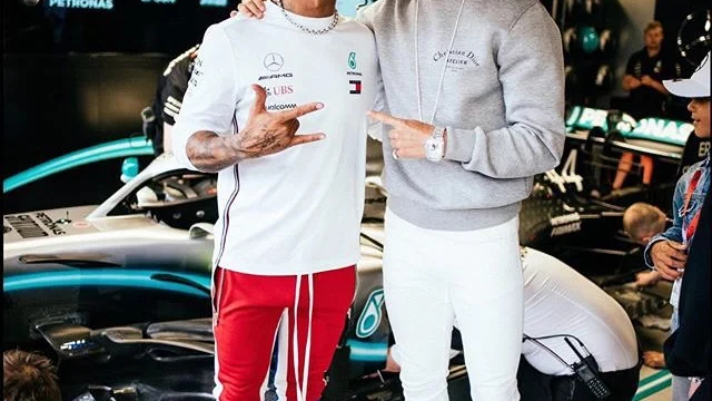 Lewis Hamilton y Cristiano Ronaldo