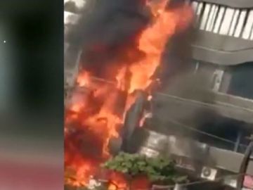 Incendio en una academia en la India Incendio en una academia en la India