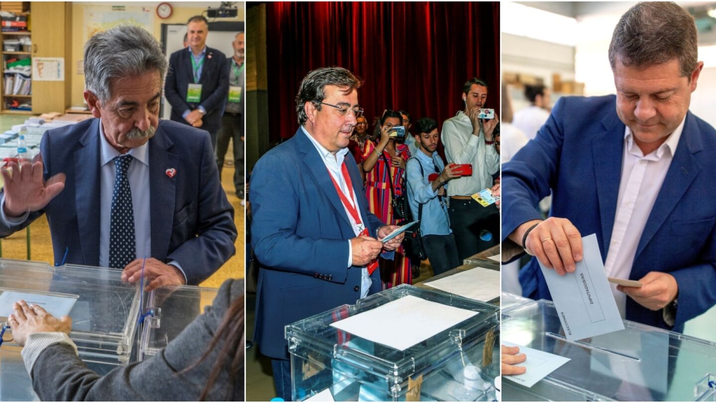 Revilla, Vara y Page votan en el 26M