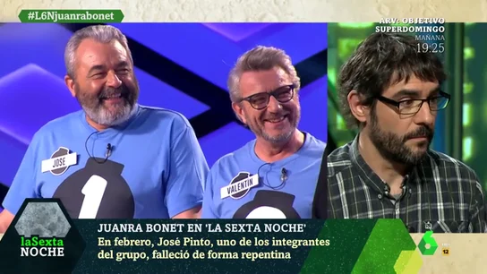 Juanra Bonet recuerda a José Pinto Juanra Bonet recuerda a José Pinto
