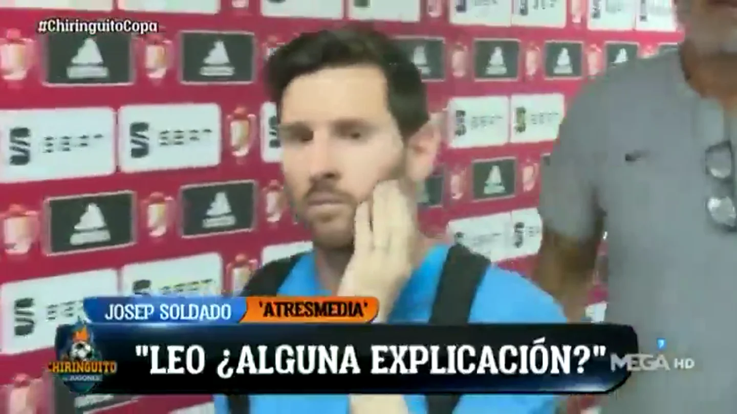 Leo Messi, resignado tras perder la final de Copa: el gesto que delata su estado en zona mixta Leo Messi, resignado tras perder la final de Copa: el gesto que delata su estado en zona mixta