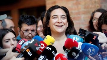 La alcaldesa y candidata de Barcelona en Comú a la reelección, Ada Colau