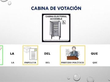 El colegio de Boiro ha situado un pictograma informativo y otros gráficos de apoyo El colegio de Boiro ha situado un pictograma informativo y otros gráficos de apoyo